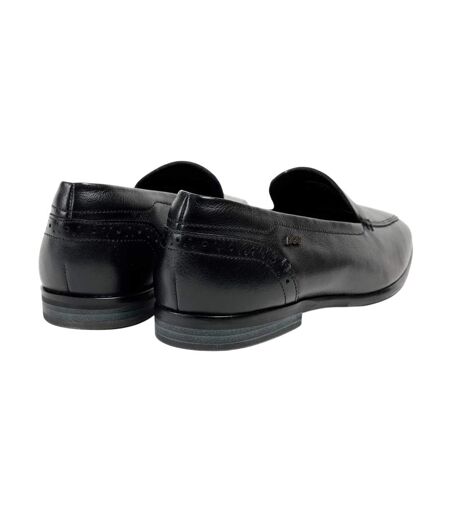 Mocassins penny femme noir POD