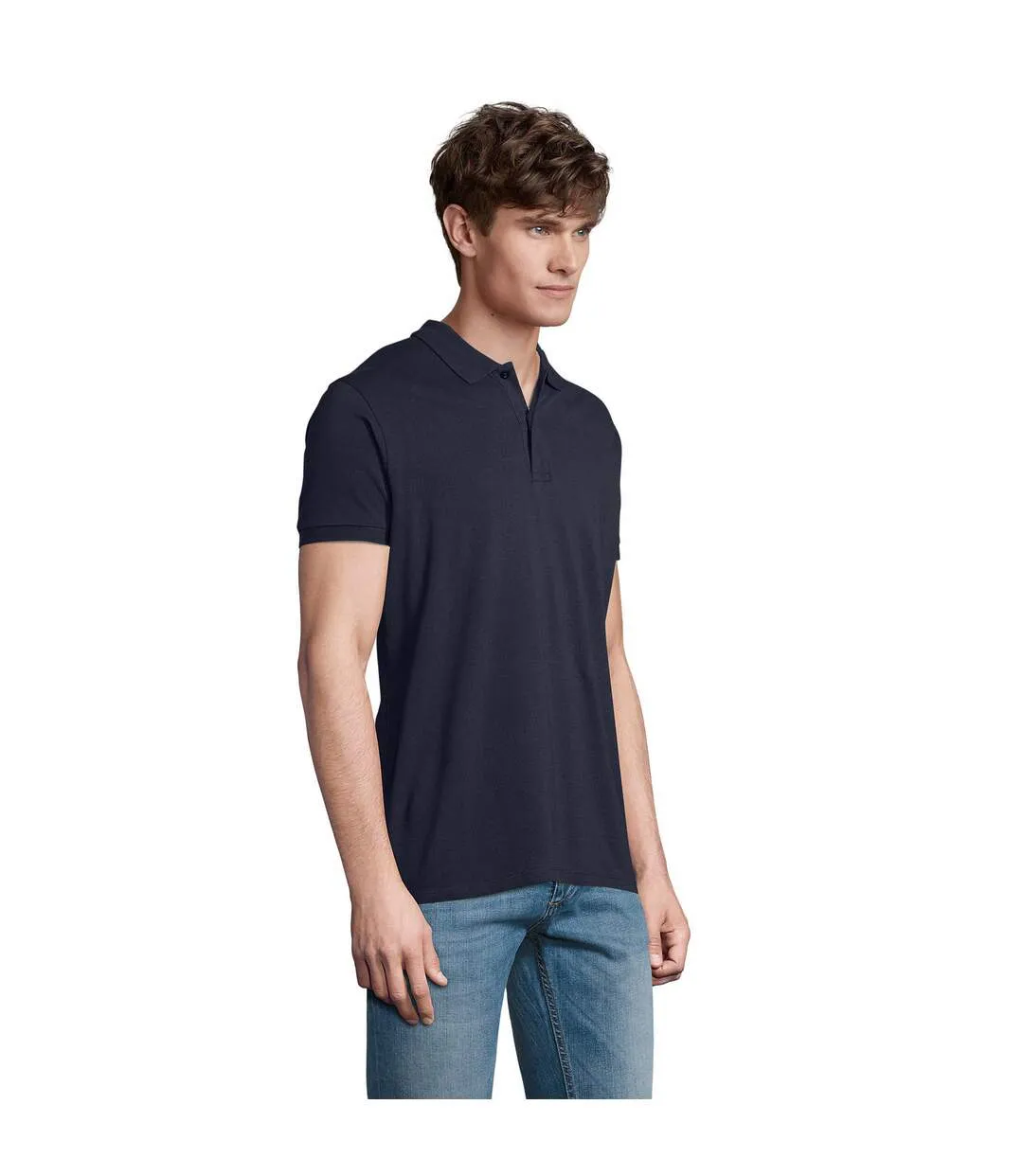 Polo Planet Homme Bleu Marine Français SOLS-1
