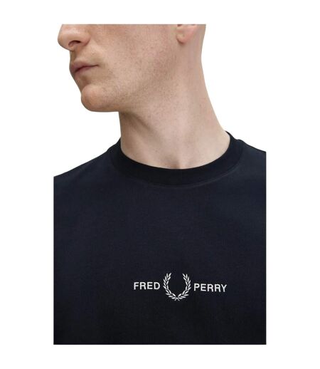 Mens Logo T-shirt Navy Fred Perry