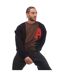 Unisex adult varsity crew neck sweatshirt black Ambush-3
