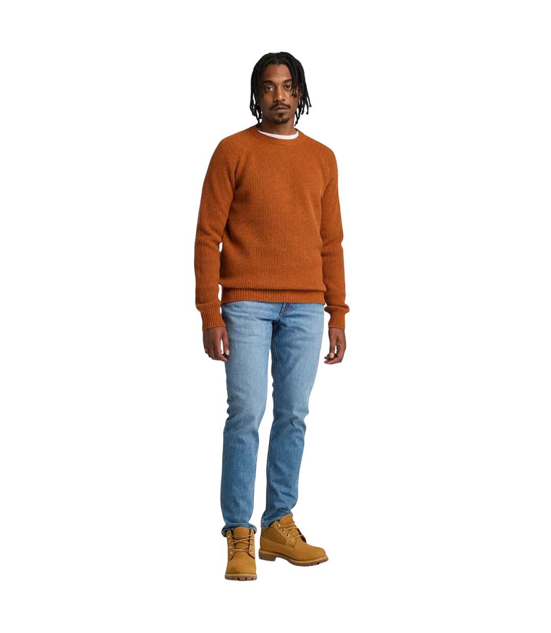 Mens Sandown Stretch Leather Patch Slim Jeans Denim Timberland-4