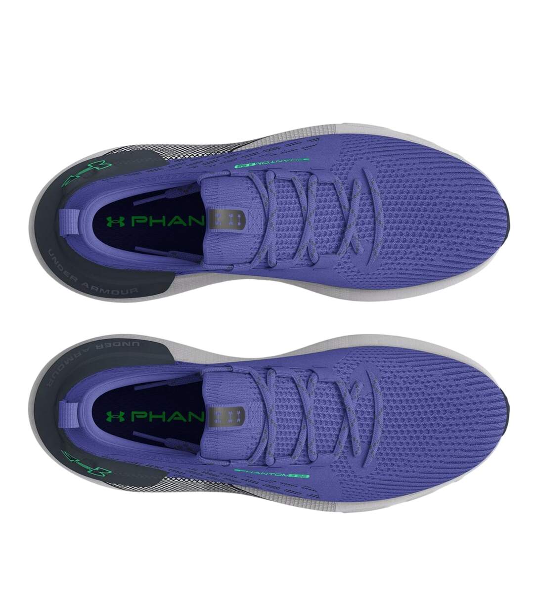 Mens Hovr Phantom 3 Ribbed Knitted Trainers Purple Under Armour-3