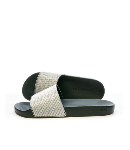 Claquette Gris irisé Homme Calvin Klein Jeans Slide Lenticular - 41