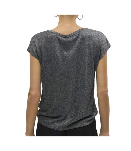 T-Shirt gris foncé femme vero moda sarah