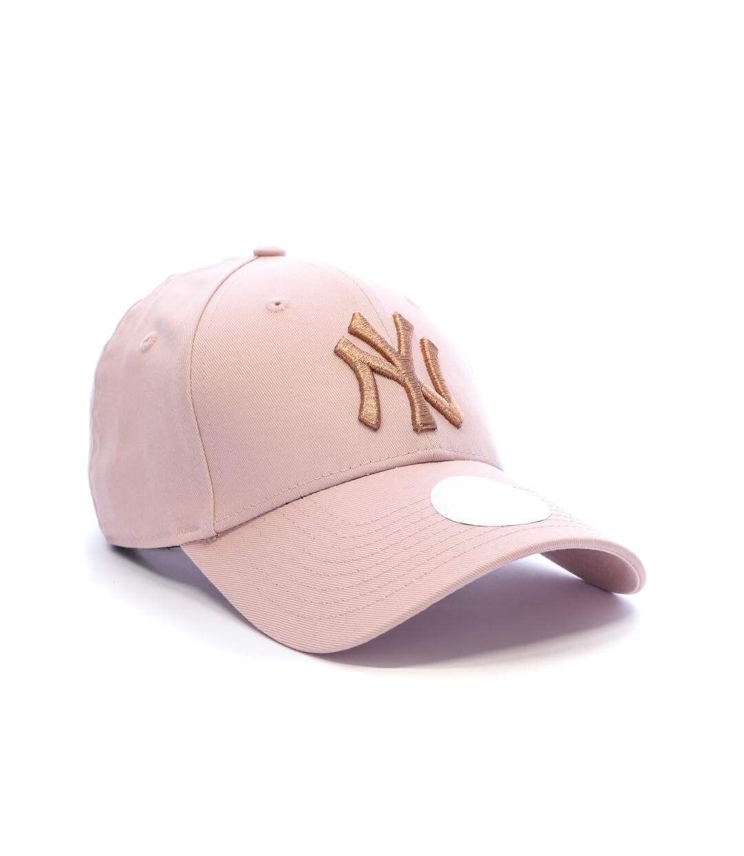 Casquette rose clair femme new era metallic-2