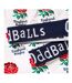 OddBalls Womens/Ladies Home England Rugby Bralette (White/Red/Blue) - UTOB139