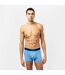 Lot De 2  Boxers Motif/style Logo Homme Blanc Bleu Ciel Tom Ford-3