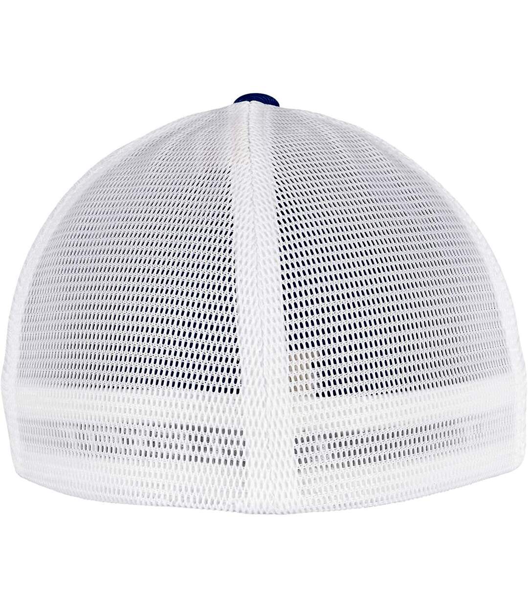 Casquette omnimesh adulte bleu roi / blanc Flexfit-2