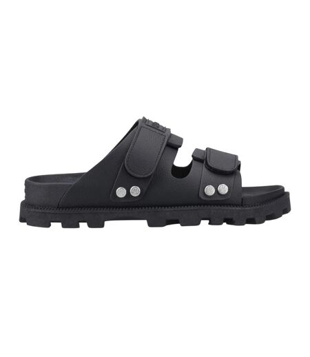 Womens/ladies Vegan Sandals Black Hunter