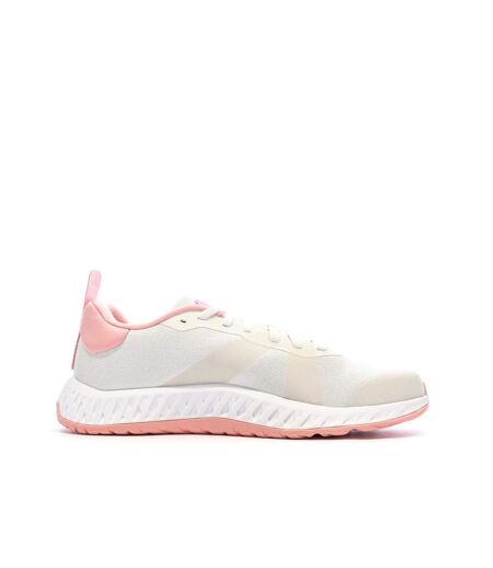 Baskets blanches/roses femme adidas everyset trainer
