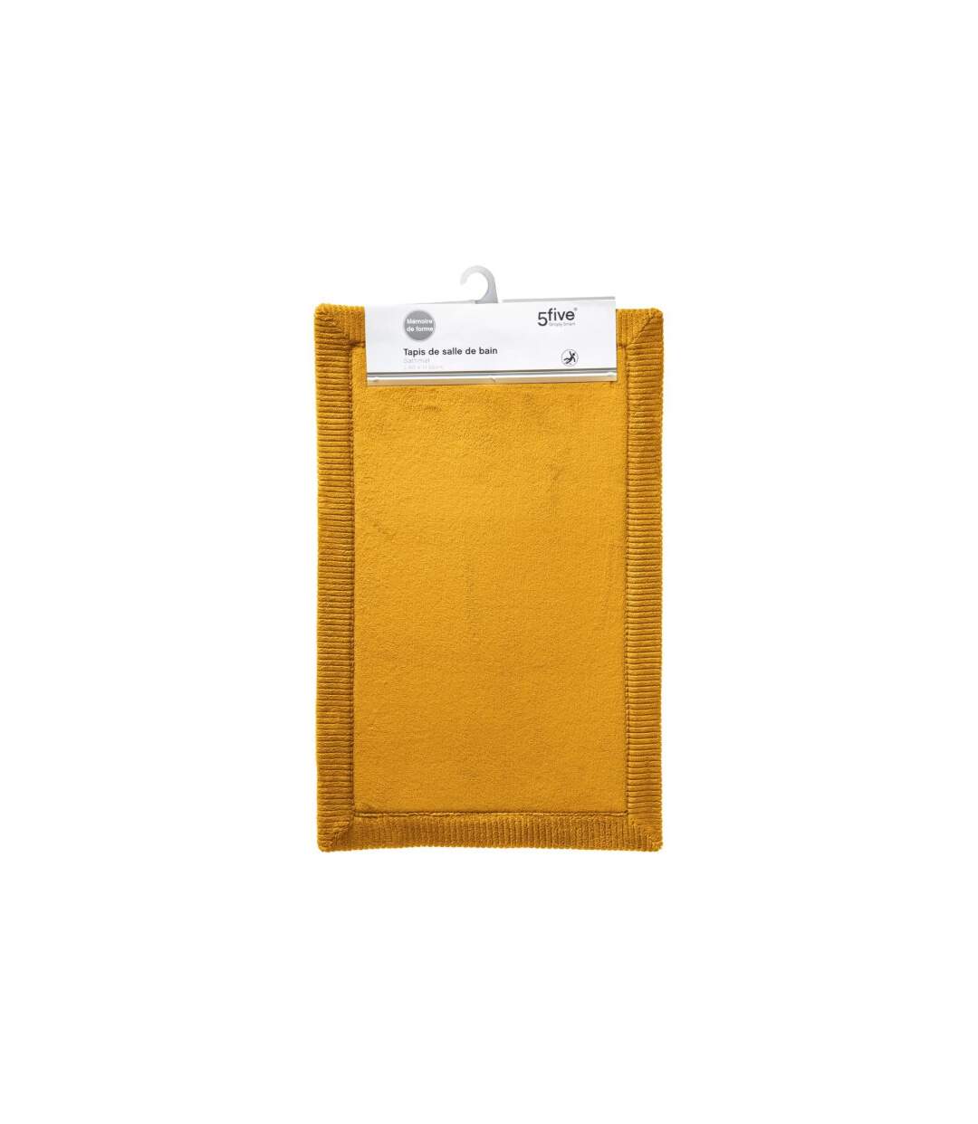 Tapis de Bain Mémoire de Forme Trio 50x80cm Jaune-3