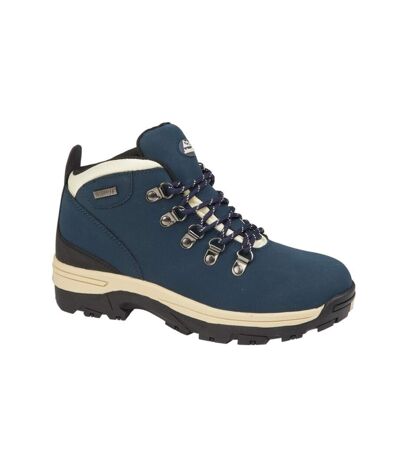 Johnscliffe Womens/Ladies Trek Leather Hiking Boots (Navy) - UTDF2120