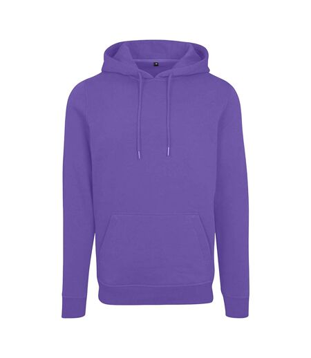Build Your Brand Mens Heavy Pullover Hoodie (Ultra Violet) - UTRW5681
