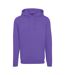 Build Your Brand Mens Heavy Pullover Hoodie (Ultra Violet)