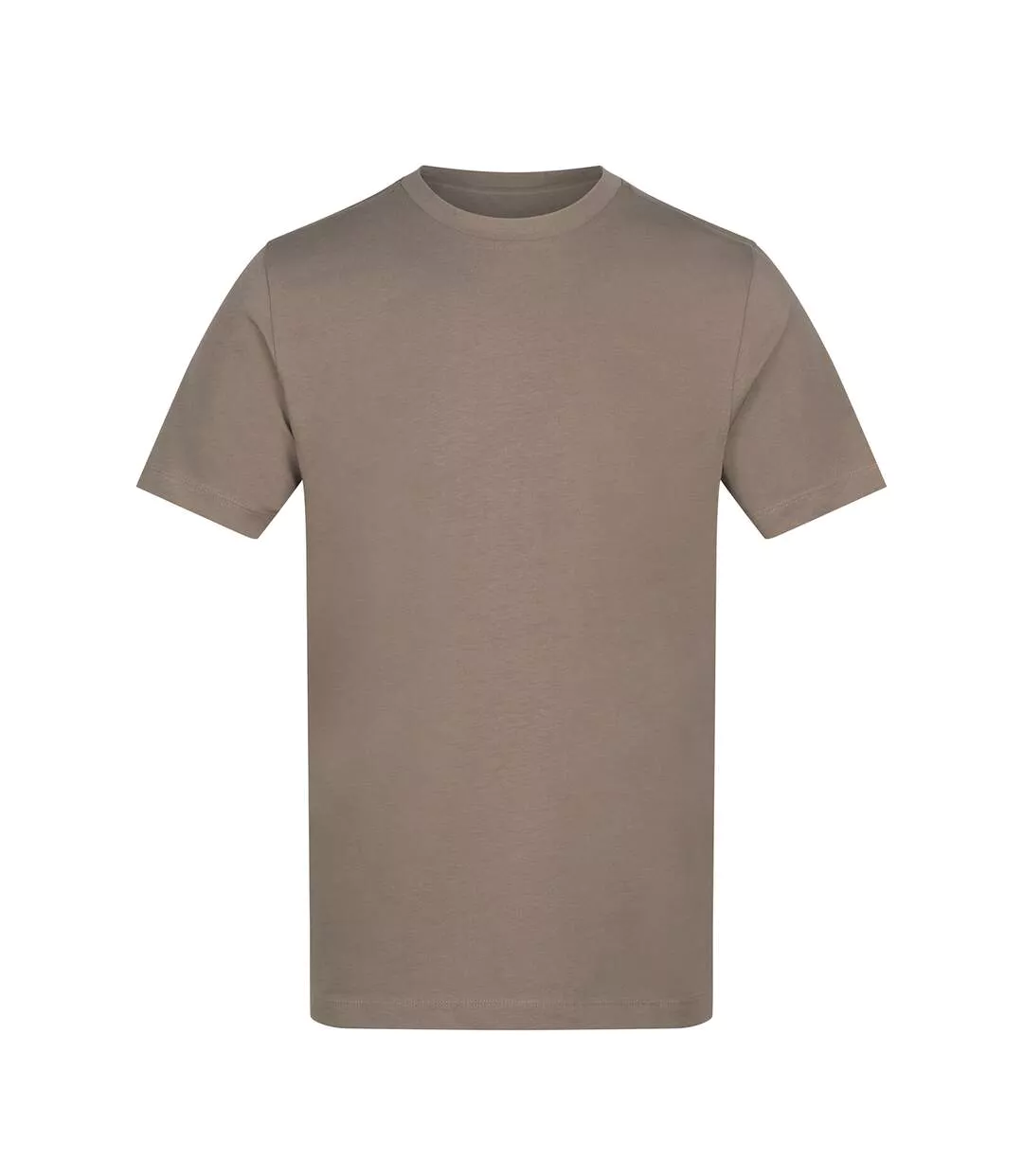 T-shirt Motif/style Uni Homme Marron Moka Awdis-1