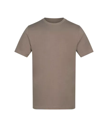 T-shirt Motif/style Uni Homme Marron Moka Awdis