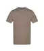 T-shirt Motif/style Uni Homme Marron Moka Awdis-1