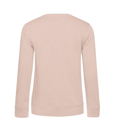B&C Womens/Ladies Organic Sweatshirt (Dusky Pink)