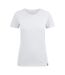 Womens/ladies American U T-shirt White Harvest-2