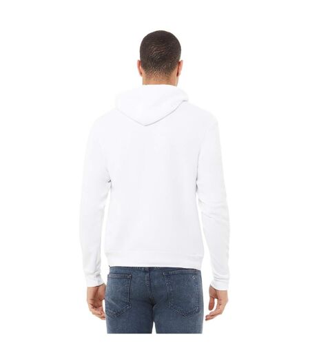Sweatshirt Polaire À Capuche Unisexe Blanc Bella + Canvas