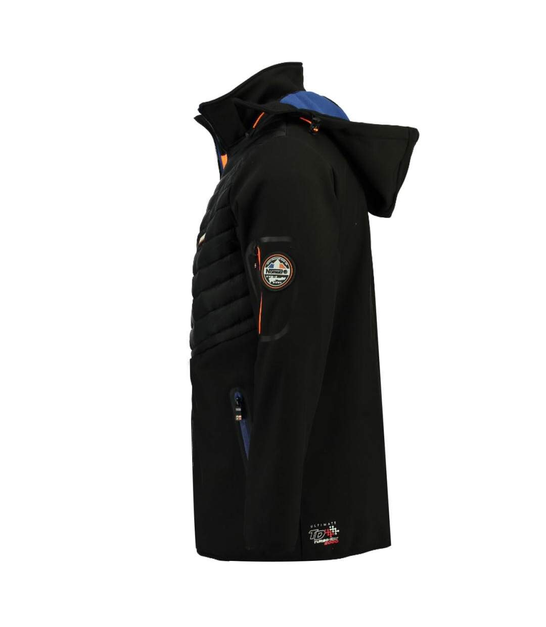 Veste softshell noire homme Geographical Norway Tylonshell - S-3