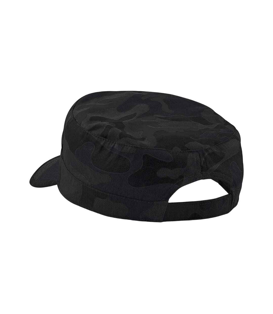 Casquette militaire bleu nuit Beechfield-2