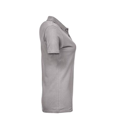 Polo Luxury Femme Beige Gris Tee Jays