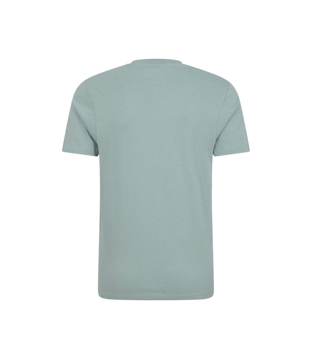 Mens Padstow Printed Organic T-shirt Pale Green Mountain Warehouse-2