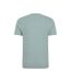 Mens Padstow Printed Organic T-shirt Pale Green Mountain Warehouse-2
