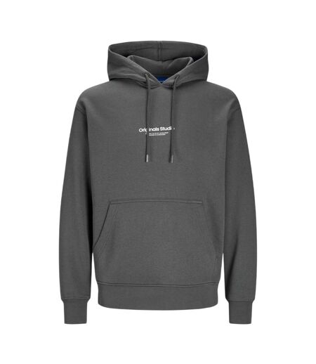 Mens Lettering Hoodie Iron Gate Jack And Jones
