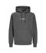 Mens Lettering Hoodie Iron Gate Jack And Jones-2
