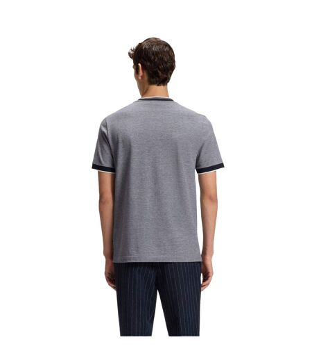 Mens Piqué T-shirt Dark Blue Boss