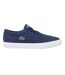 Mens Canvas Grip Flat Trainers Navy Lacoste-1