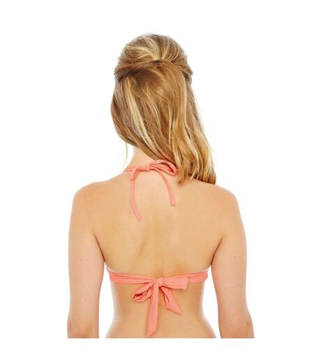 Haut de maillot triangle corail fluo Ensoleillée by Brigitte Bardot