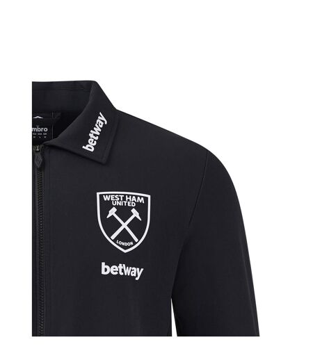 Mens 24/25 west ham united fc presentation jacket black Umbro