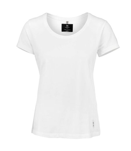 Nimbus Womens/Ladies Danbury Pique Short Sleeve T-Shirt (White)