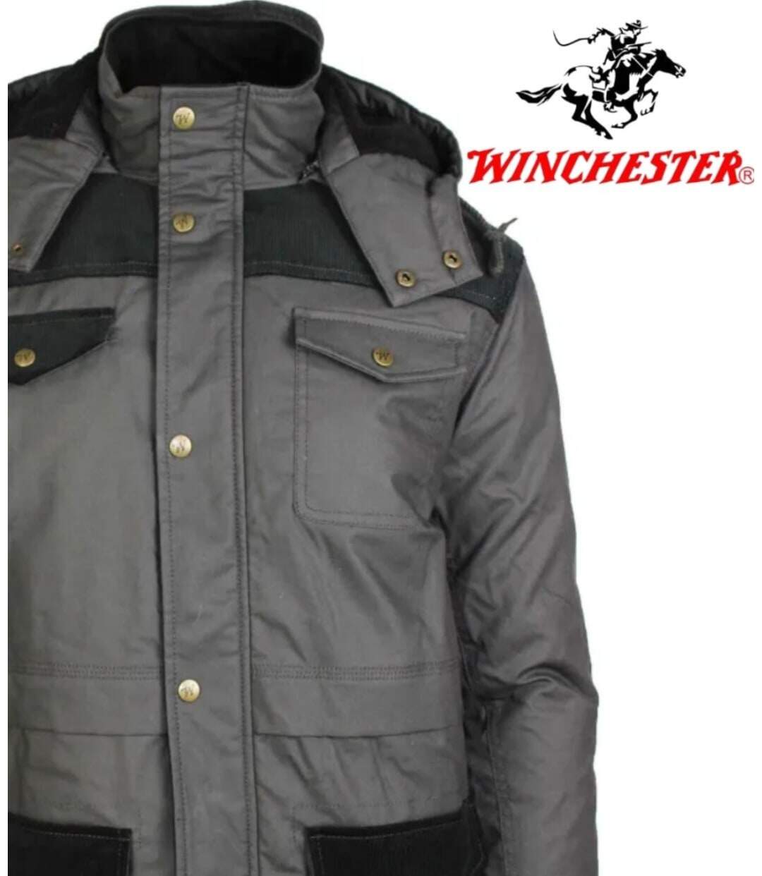 WINCHESTER JANGO1 — Parka bi-matière kaki : robustesse et traitement déperlant-4