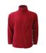 Russell Mens Full Zip Outdoor Fleece Jacket (Classic Red) - UTBC575