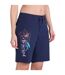 Boardshort Motif/style Floral Nora Femme Bleu Marine Animal-2