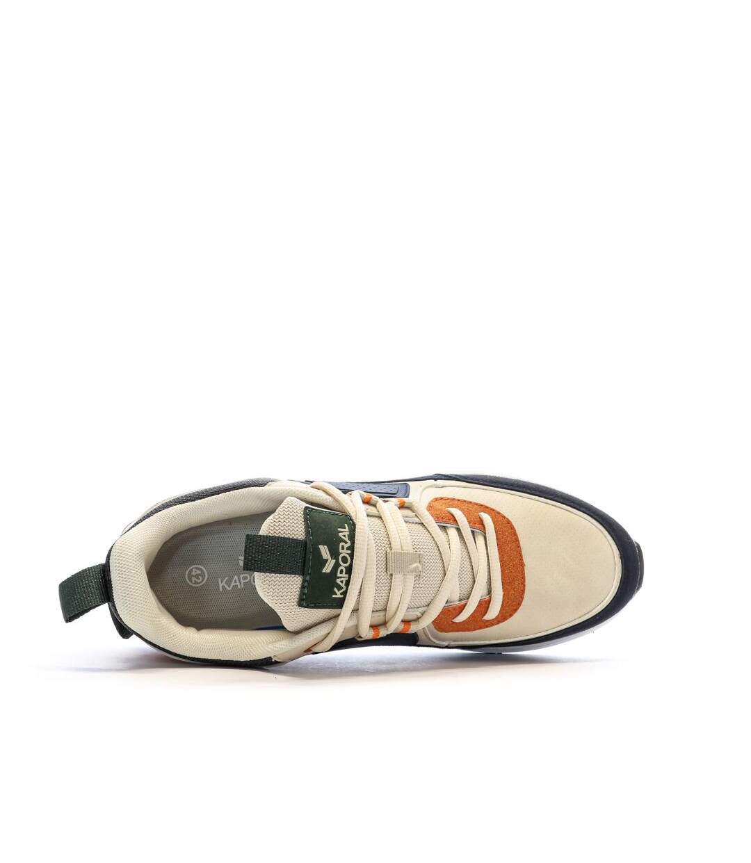 Baskets beige/orange homme kaporal dolpi-4