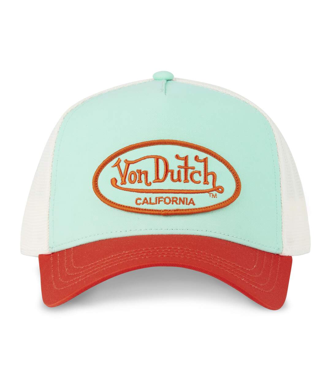 Casquette trucker avec filet et broderie Poly Vondutch-2