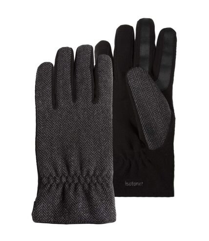 Isotoner Gants homme tactiles, chauds doublés en polaire