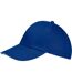 SOLS Unisex Buffalo 6 Panel Baseball Cap (Royal Blue/White)