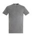 T-shirt manches courtes imperial homme gris chiné SOLS