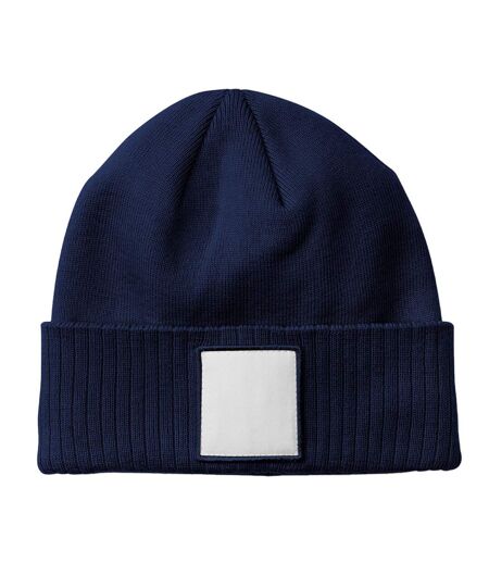 Bonnet Bleu Marine Oxford Blanc Beechfield