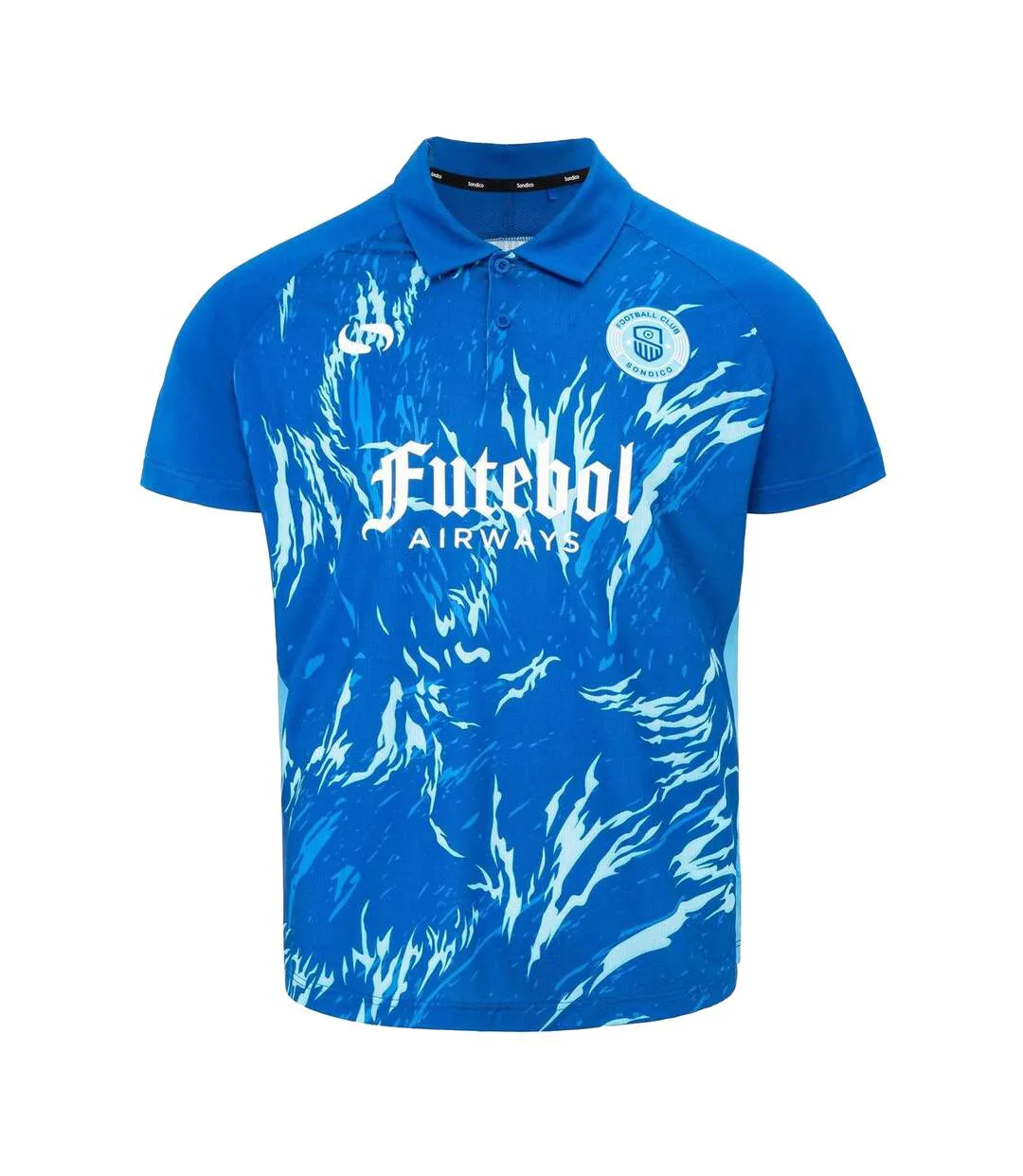Mens Team Polo Shirt Blue Sondico-1