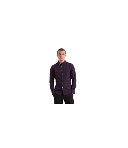 Chemise Kennett Homme Bordeaux Farah