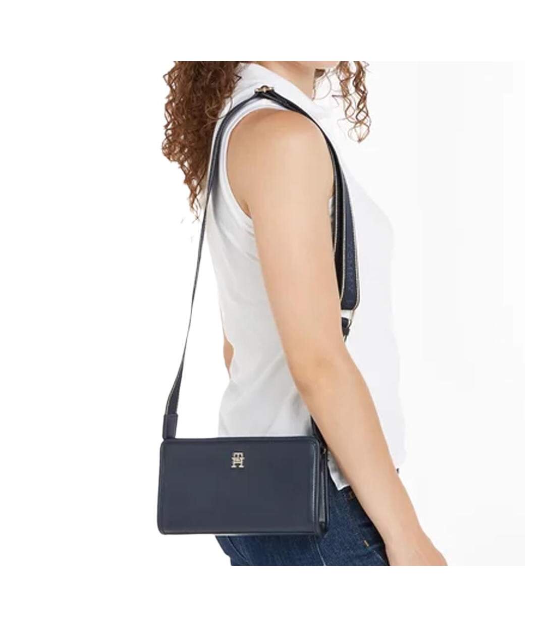 Sac Bandoulière Marine Femme Tommy Hilfiger Crossove - Taille unique-3