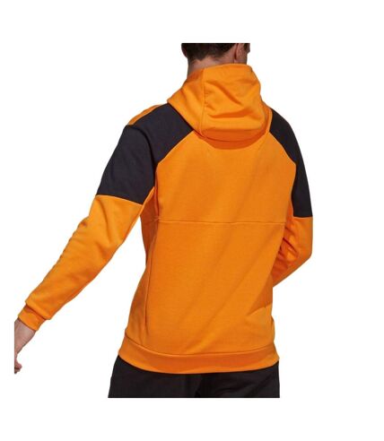 Sweat à Capuche Orange Homme Adidas Gameday - S