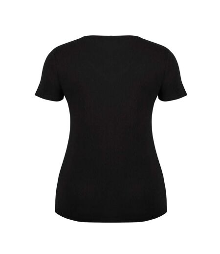 Womens/ladies T-shirt Black Slazenger